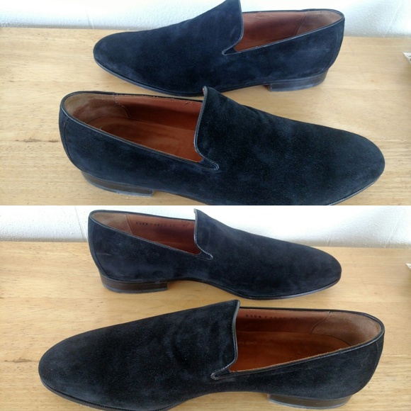 Dunhill London Black Suede Formal Shoes size 45/11 - Picture 6 of 8